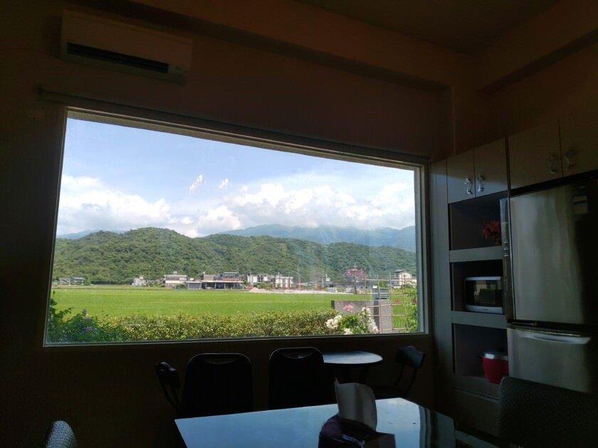 【宜蘭旅遊】再度回訪的好地方-福山植物園、北海稻民宿、彈跳工廠 - 第17張圖 宜蘭-北海稻民宿-窗外景色